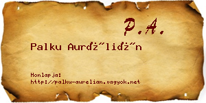 Palku Aurélián névjegykártya